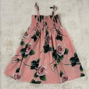 Shein girls sleeveless floral dress